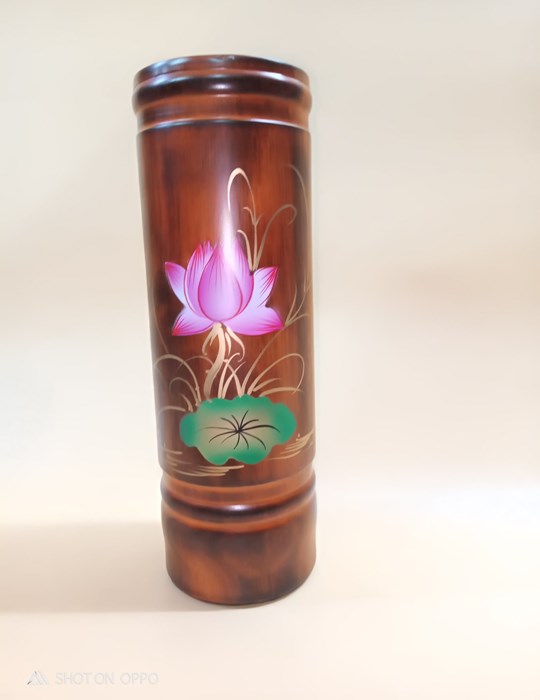 Ống nhang sen vẽ nhỏ