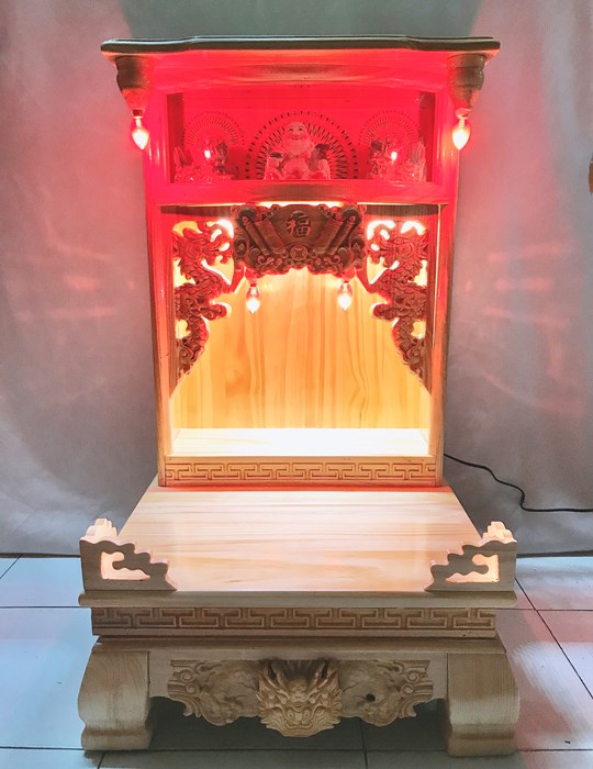 TT Gỗ Thông Đèn Không Cột 56