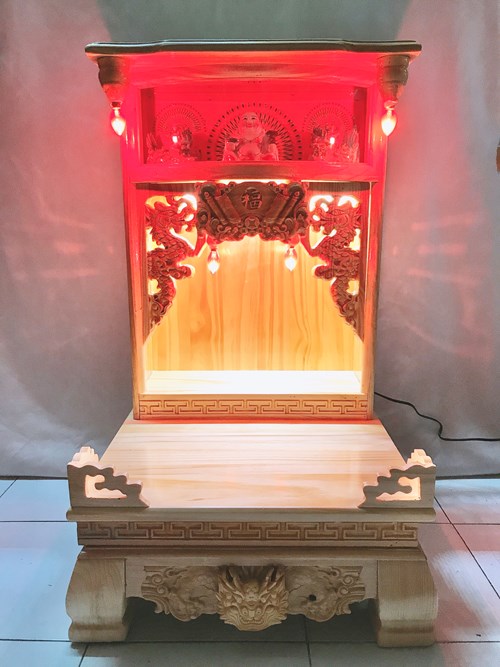 TT Gỗ Thông Đèn Không Cột 56